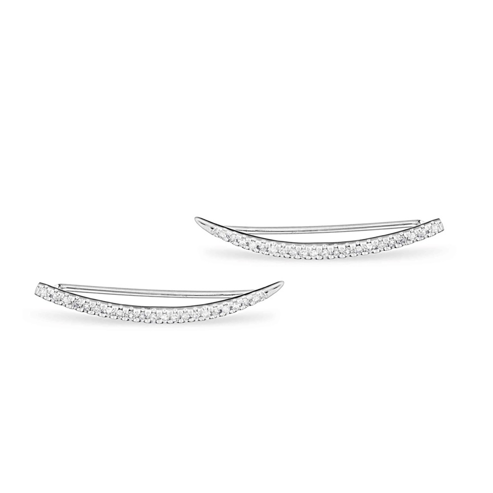 Adina Reyter Large Pavé Curve Wings